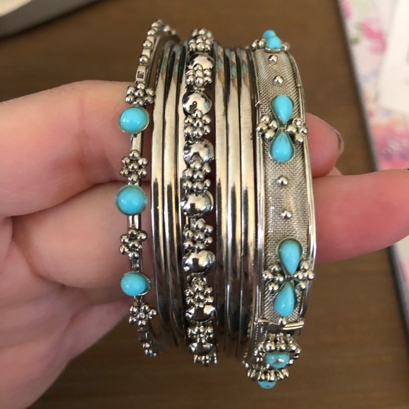 Turquoise bracelet set - Picture 5 of 5